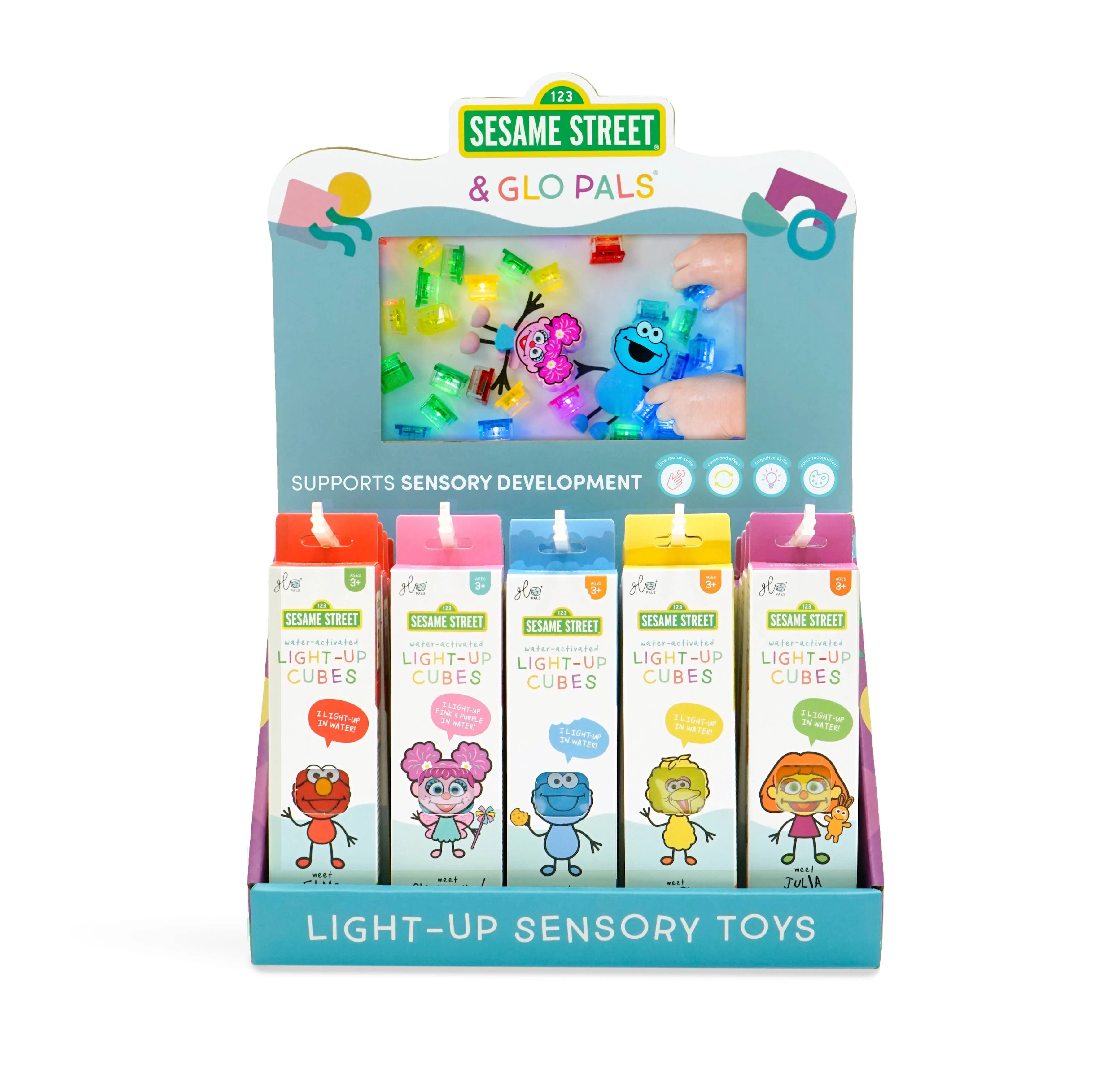 Glo Pals x Sesame 4PK Display with Built in Video Player
