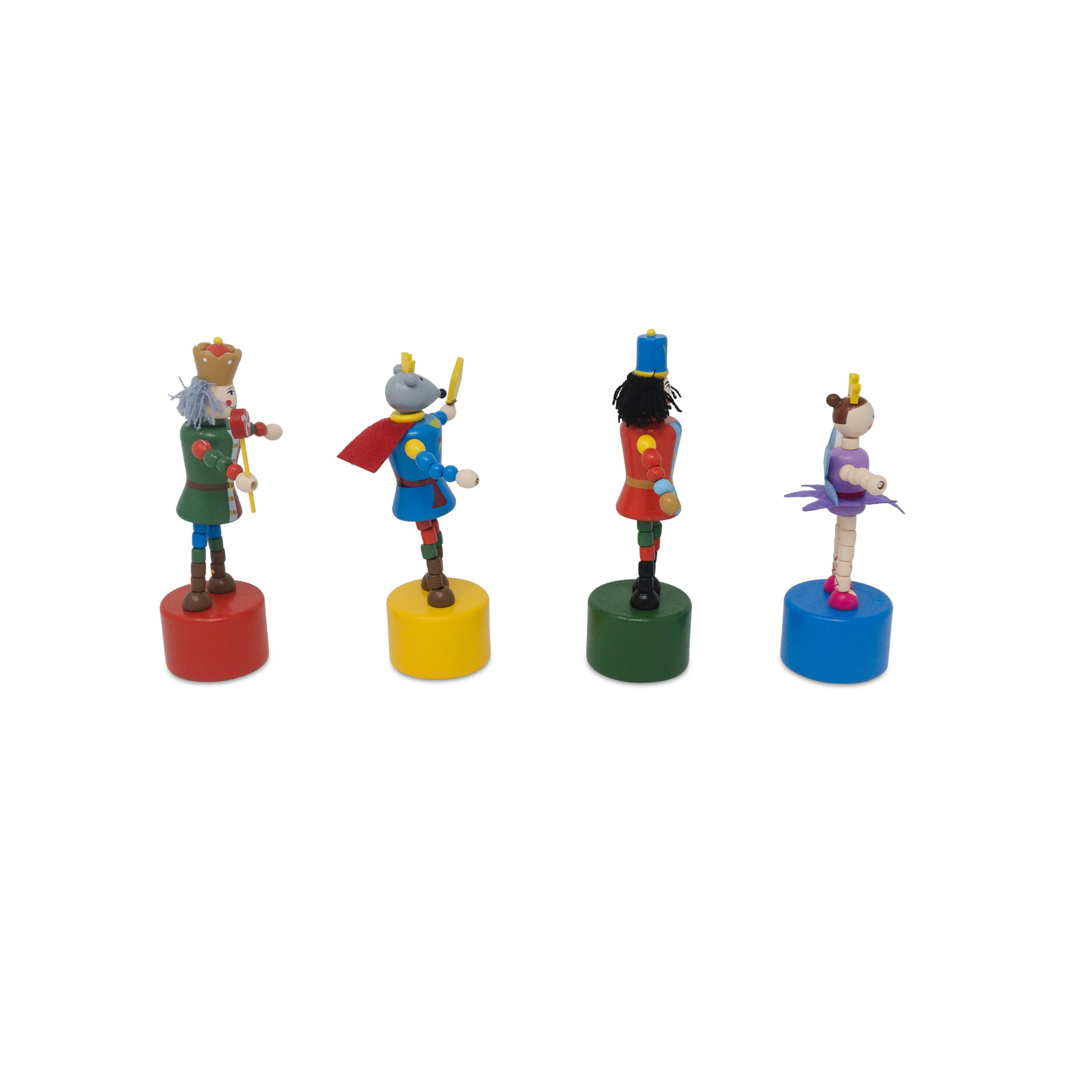 Nutcracker Push Puppet - Jack Rabbit Creations - Nutcracker Christmas Push Puppets Refill - Set of 24 - Image 3