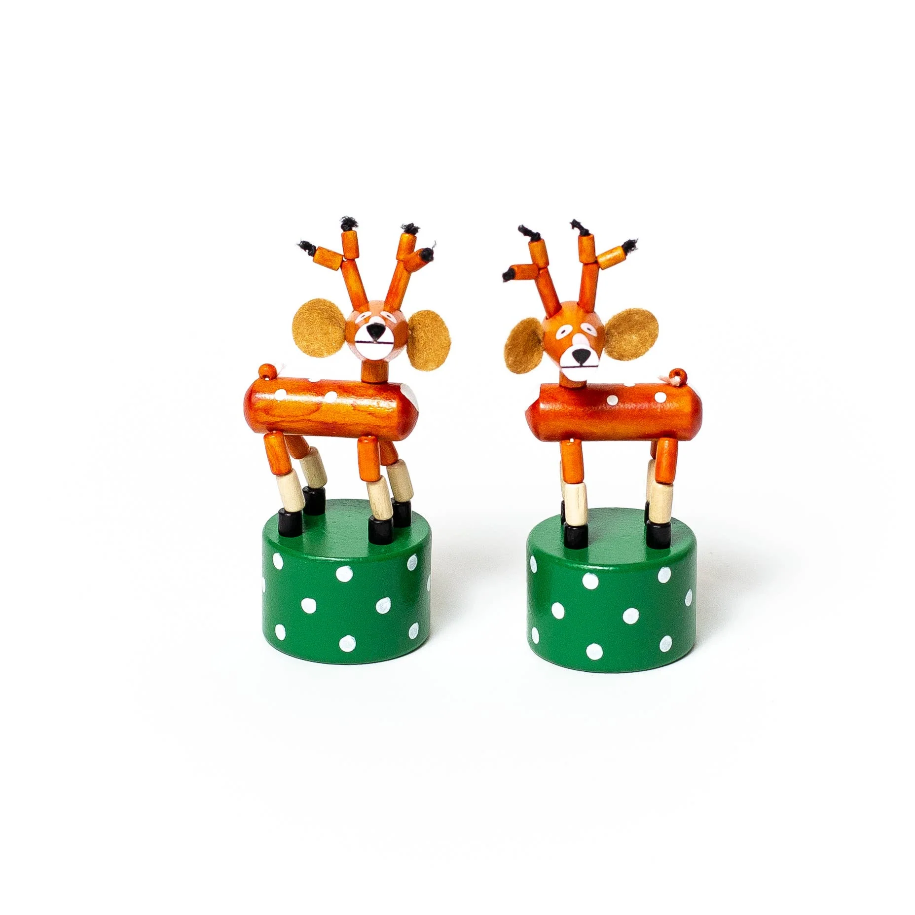 Santa & Reindeer Push Puppets - Jack Rabbit Creations - Santa & Reindeer Christmas Push Puppets Refill - Set of 24 - Image 4